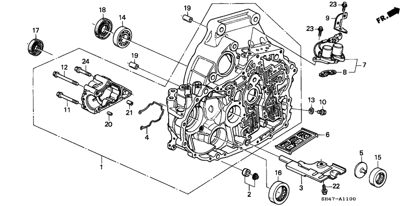 Torque converter housing