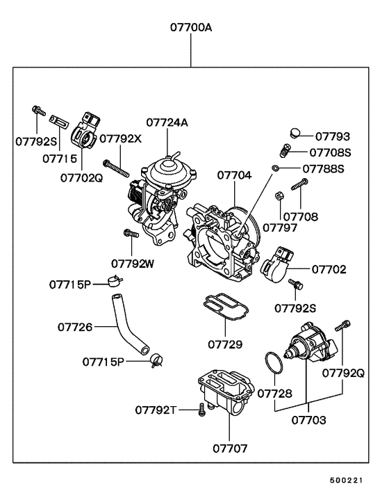 Injector & throttle body