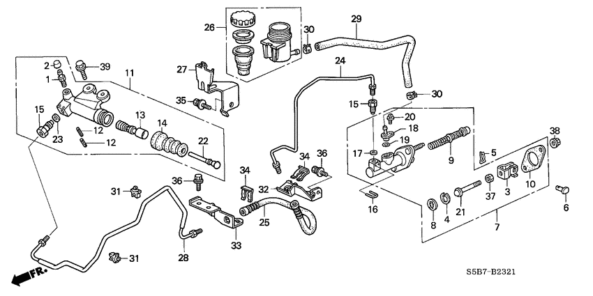 Clutch master cylinder