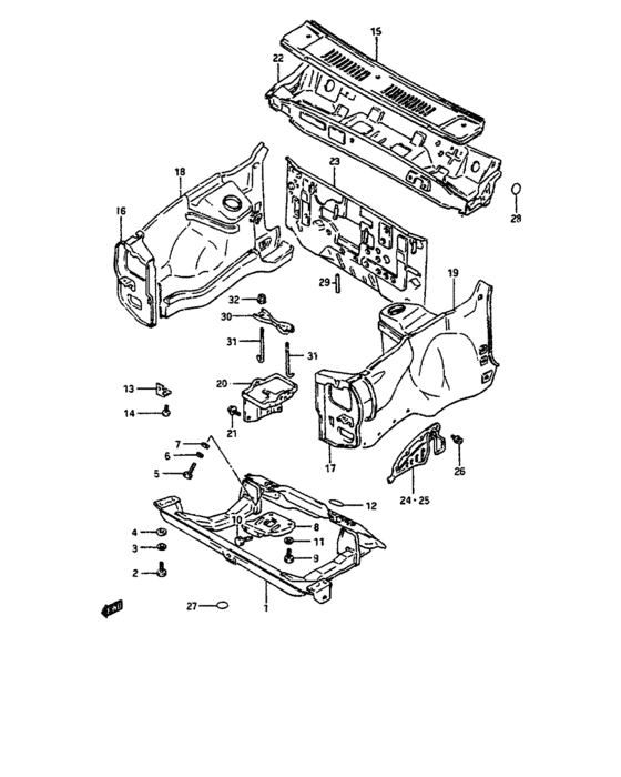 Front body panel