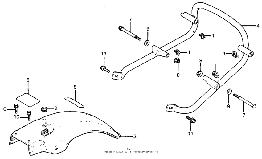 Rear fender