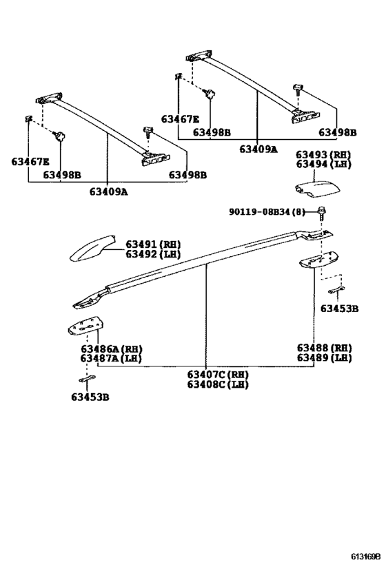 Roof Panel & Back Panel