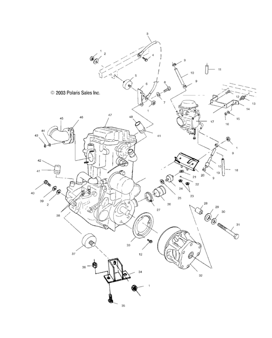 Engine mounting