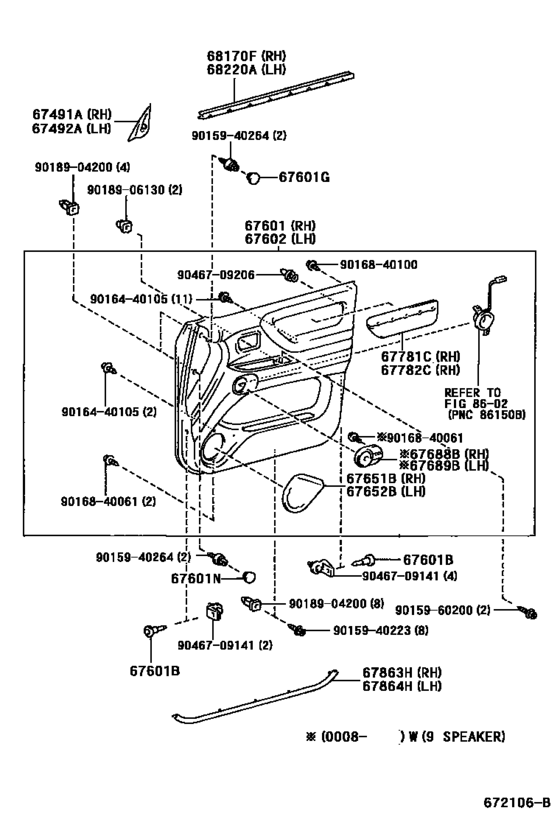Front Door Panel & Glass