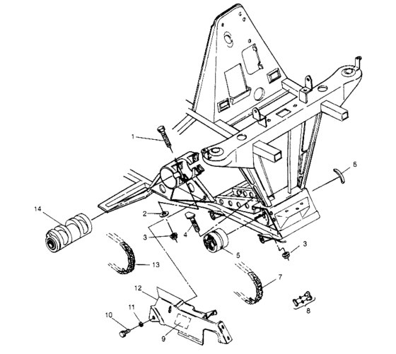 Front drive assembly