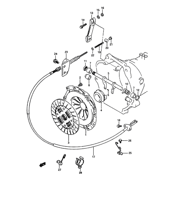Mt clutch and clutch control