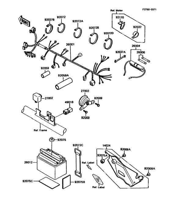 Chassis electrical equipment