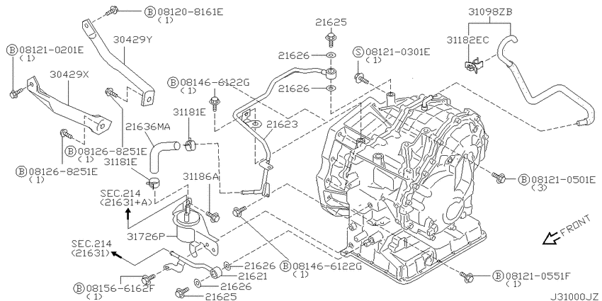 Auto transmission,transaxle & fitting