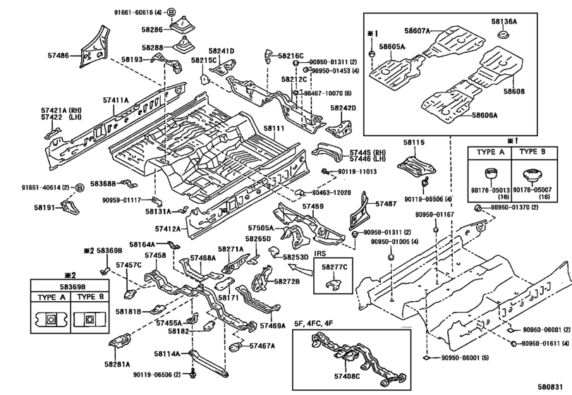 Floor Pan & Lower Back Panel