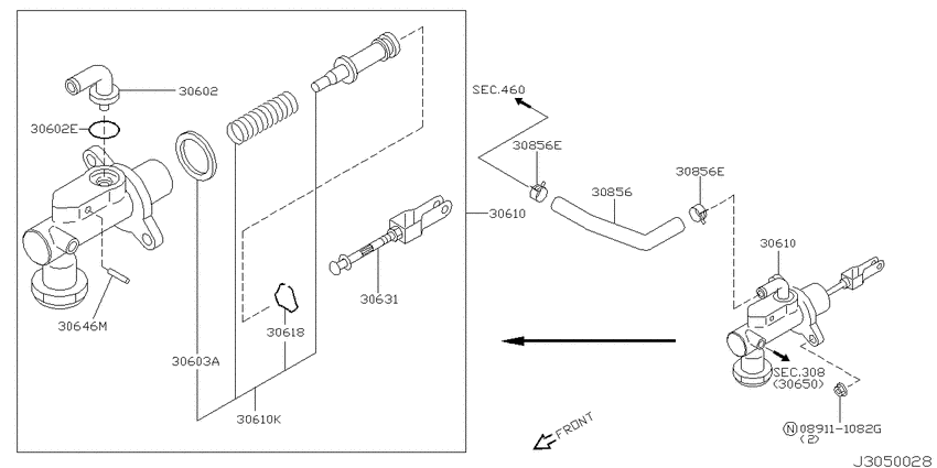 Clutch master cylinder