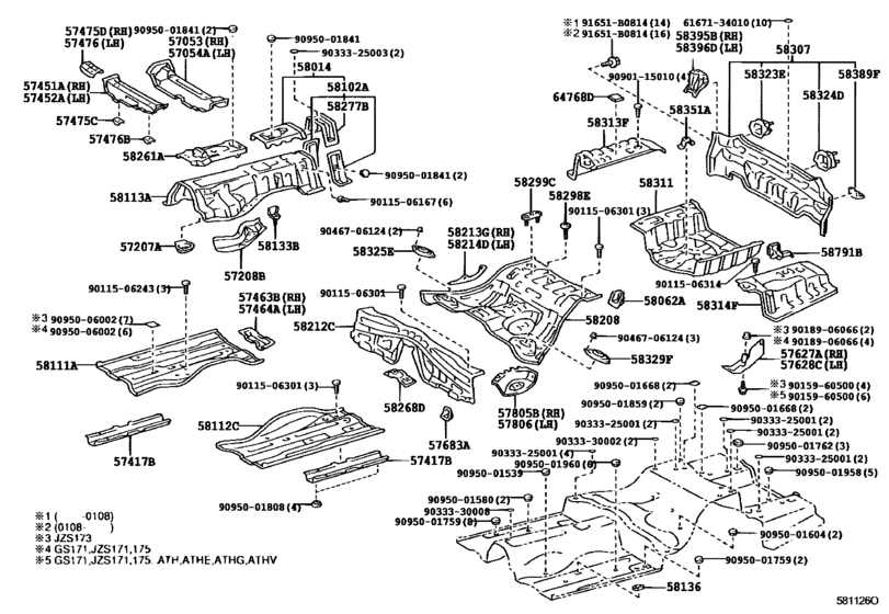 Floor Pan & Lower Back Panel