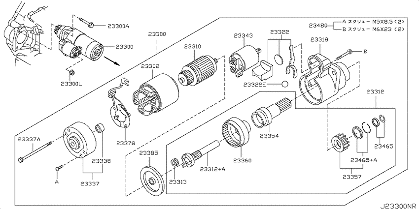 Starter motor