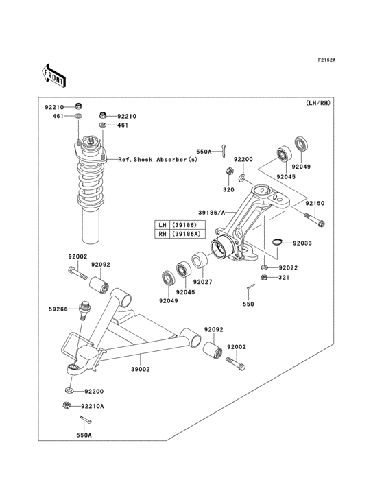 Front suspension(j8f)