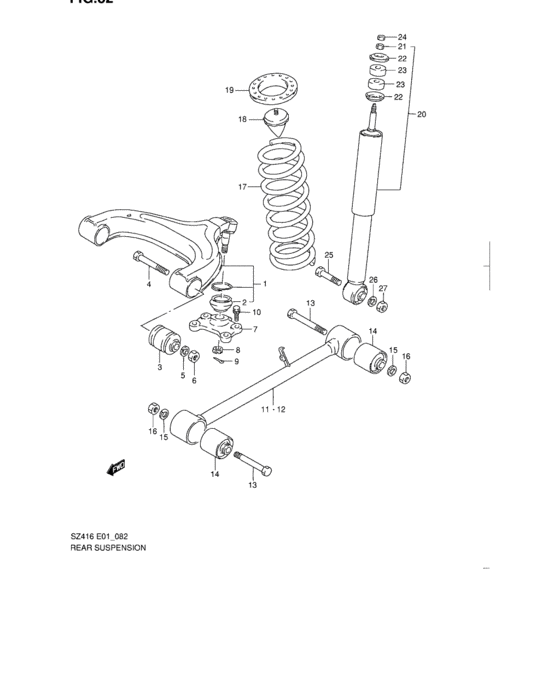 Rear suspension