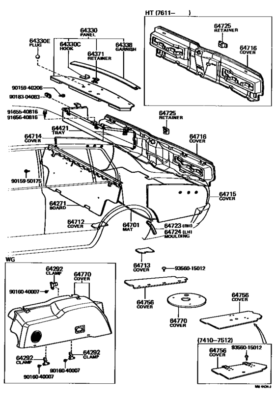 Package Tray Panel & Luggage Compartment Mat