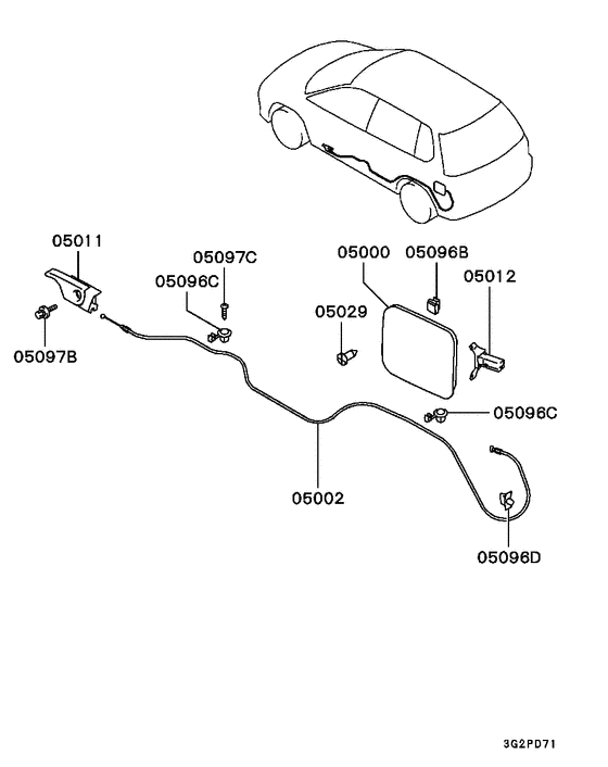 Fuel filler lid & lock