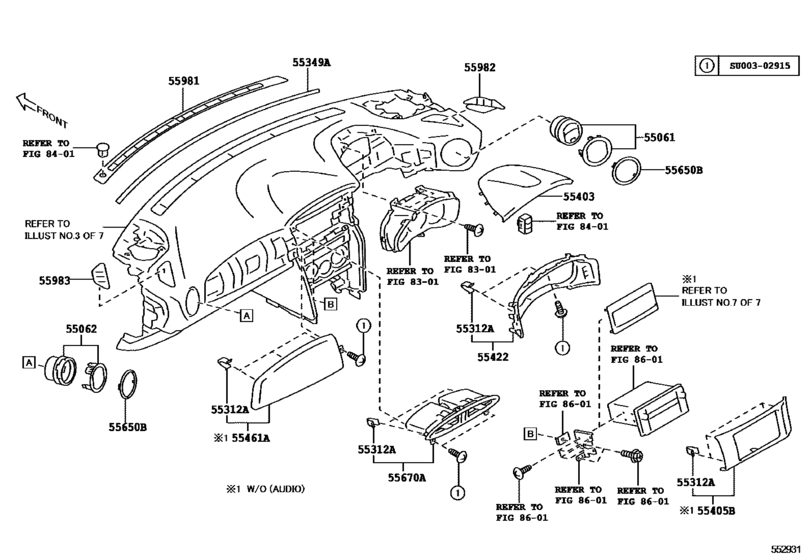 Instrument Panel & Glove Compartment