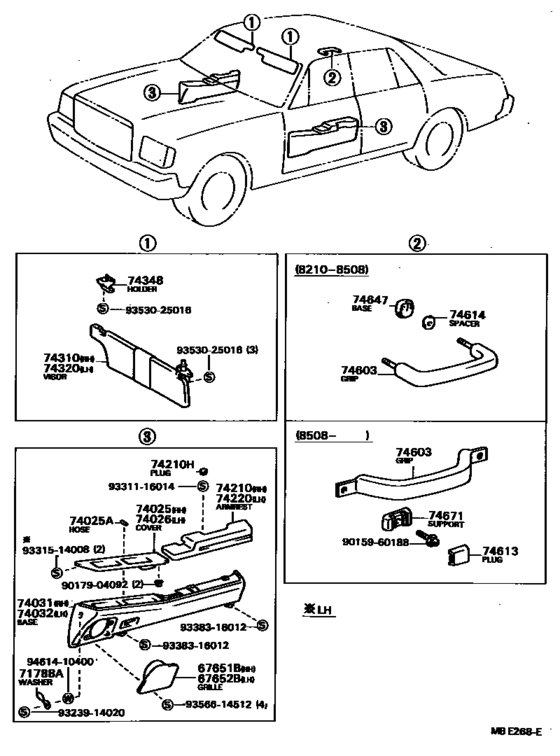 Armrest & Visor