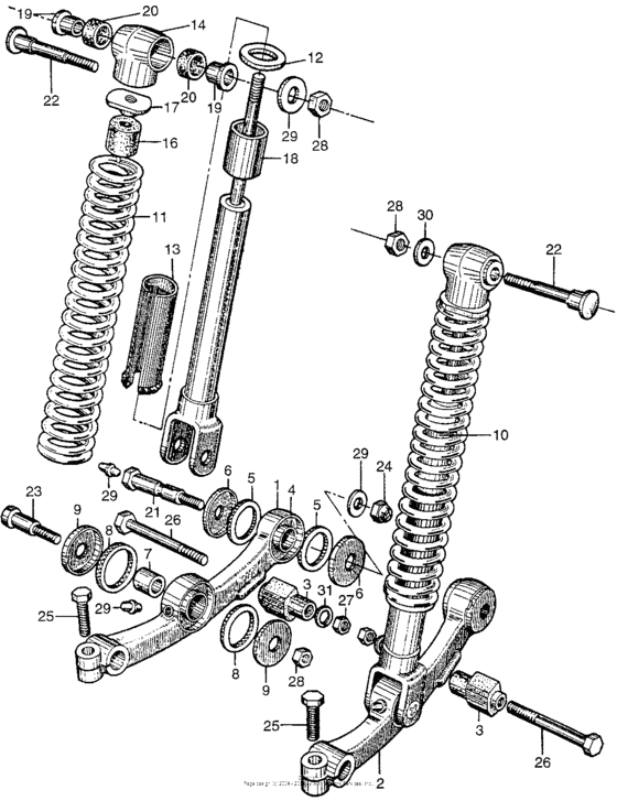 Front shock absorber