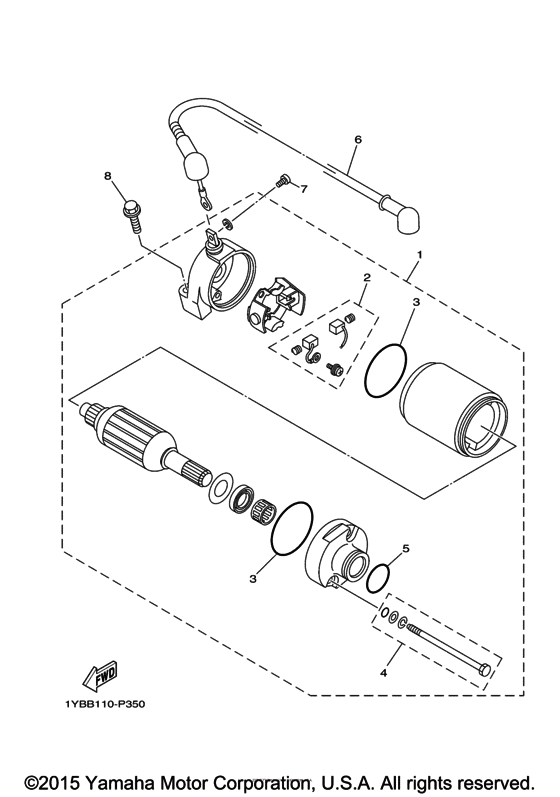 Starting motor
