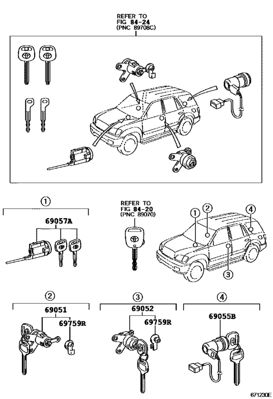 Lock Cylinder Set