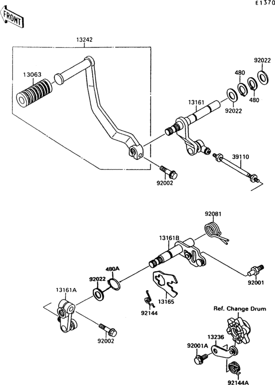 Gear change mechanism