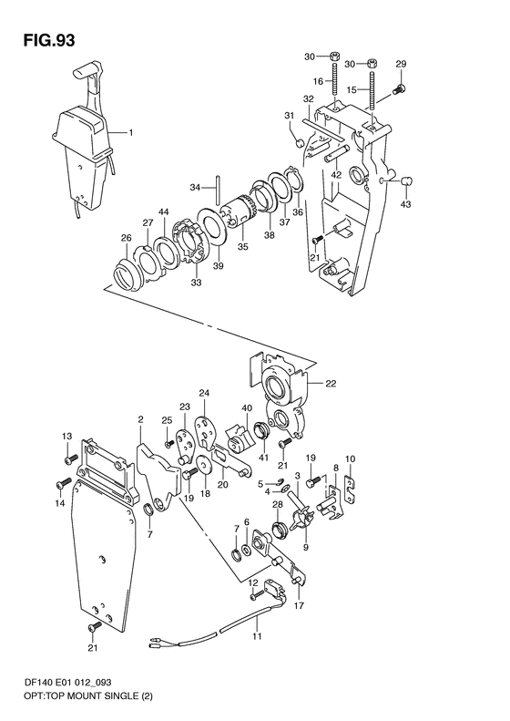 Top mount single