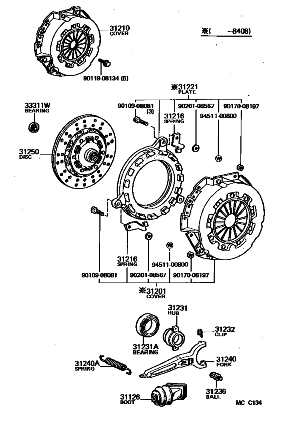 Clutch & Release Fork