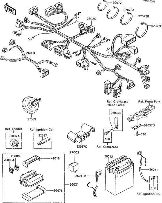 Chassis electrical equipment