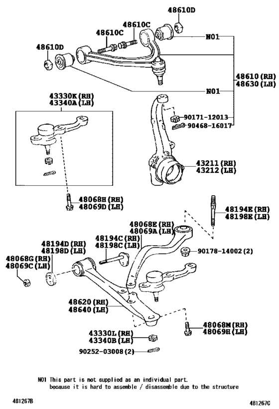 Front Axle Arm & Steering Knuckle