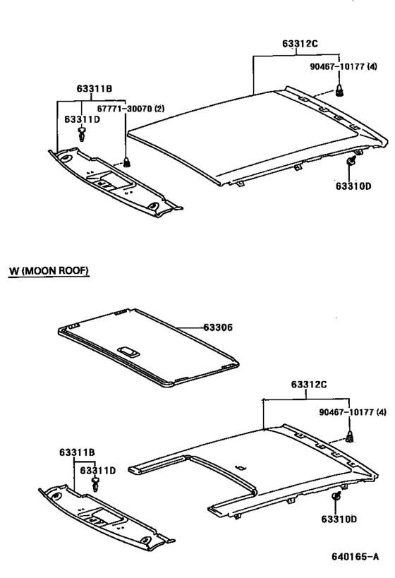 Roof Headlining & Silencer Pad