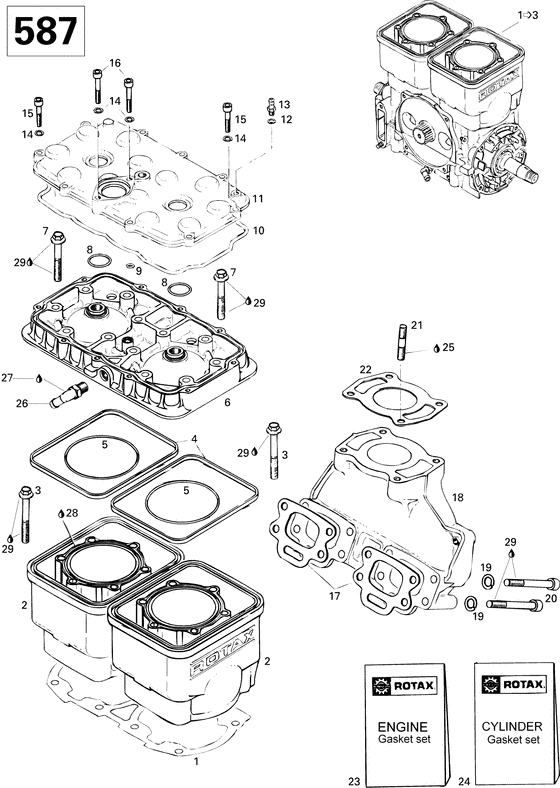 01- cylinder and exhaust manifold 587