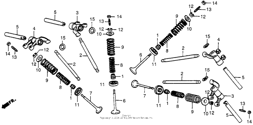 Valve + upper rocker arm