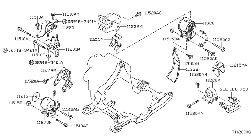 Engine & transmission   mounting