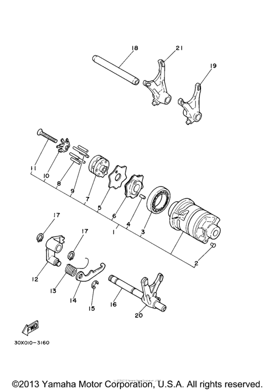 Shift Cam & Fork