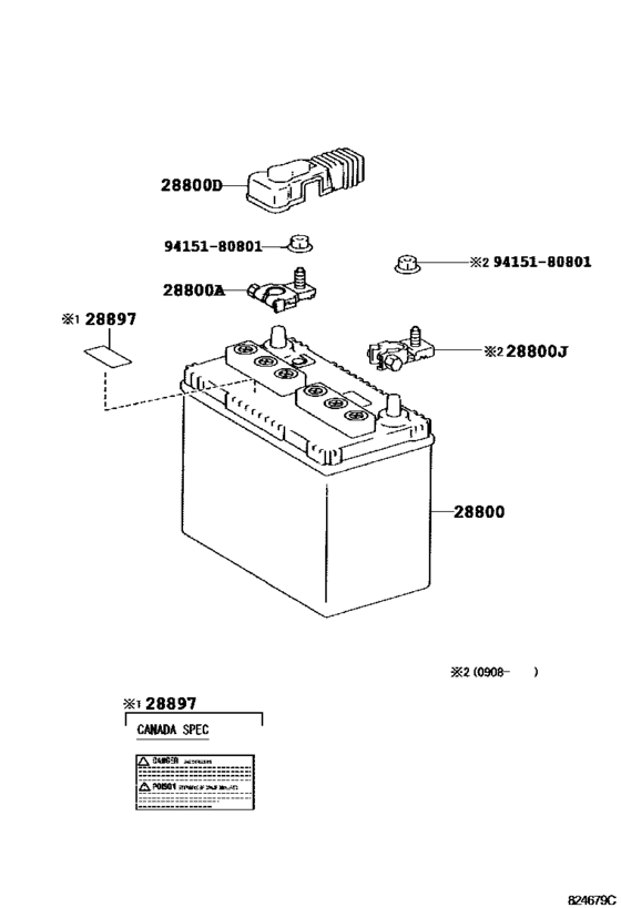 Battery & Battery Cable