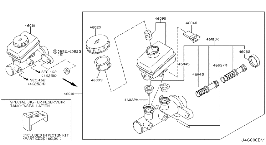 Brake master cylinder