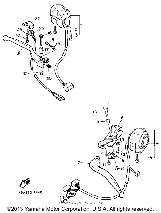 Handle switch & lever