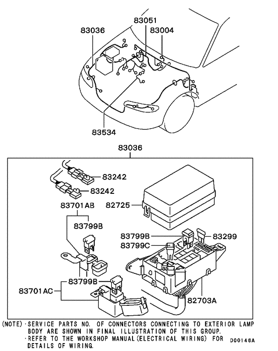 Wiring & attaching parts
