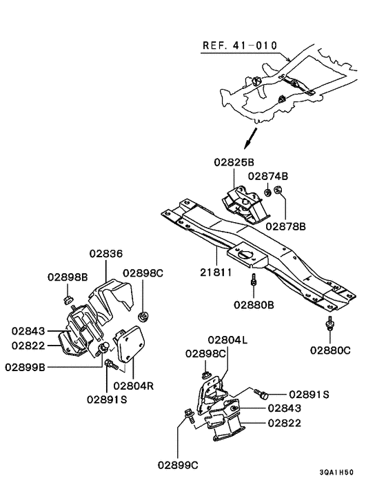 Engine mounting & support