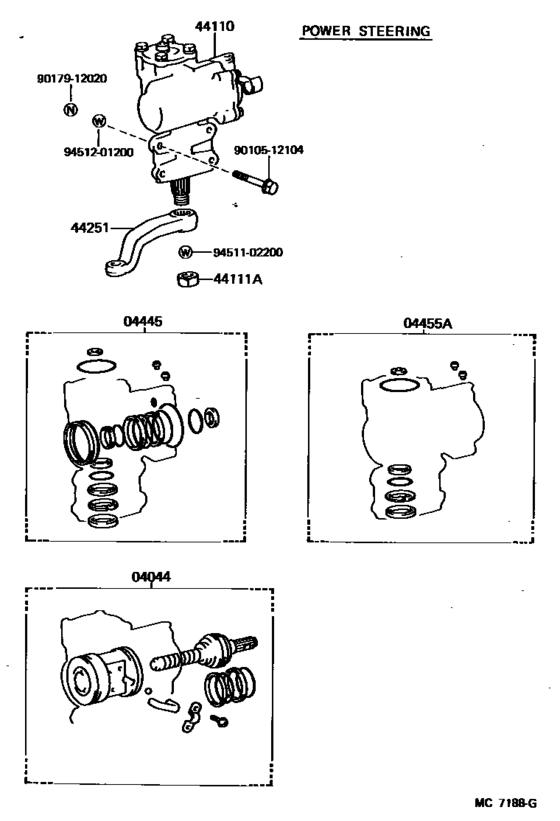 Front Steering Gear & Link