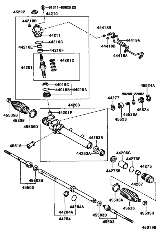 Front Steering Gear & Link