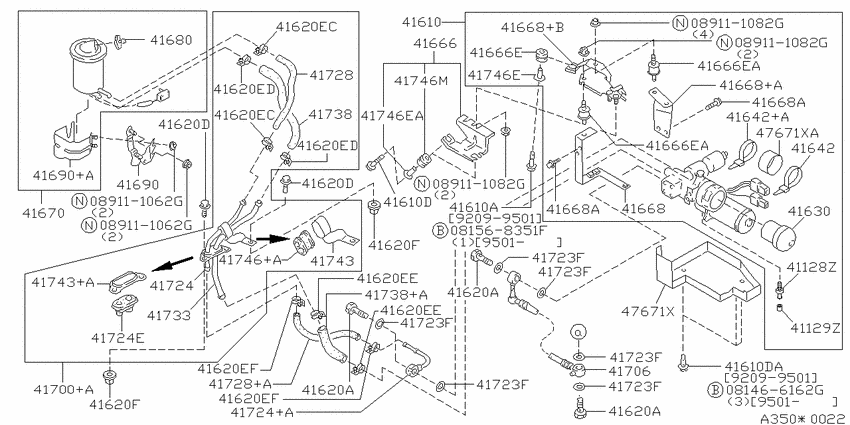 Transfer control parts