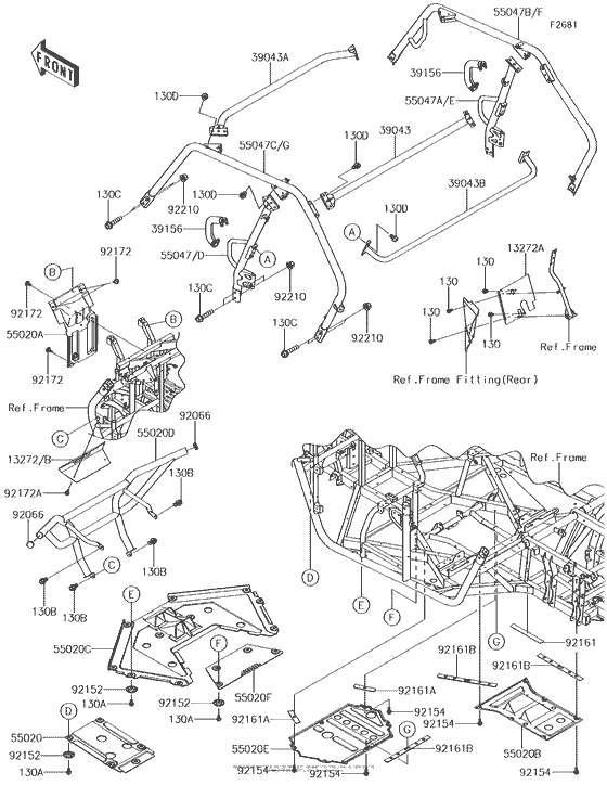 Guards/cab Frame
