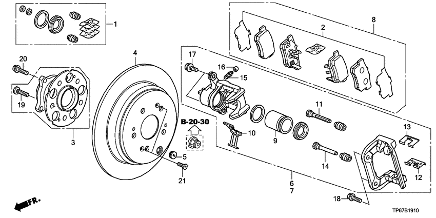Rear brake