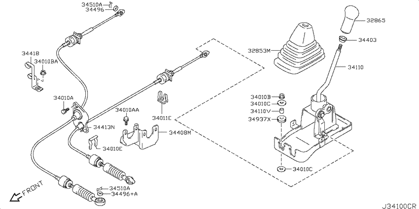 Transmission control & linkage