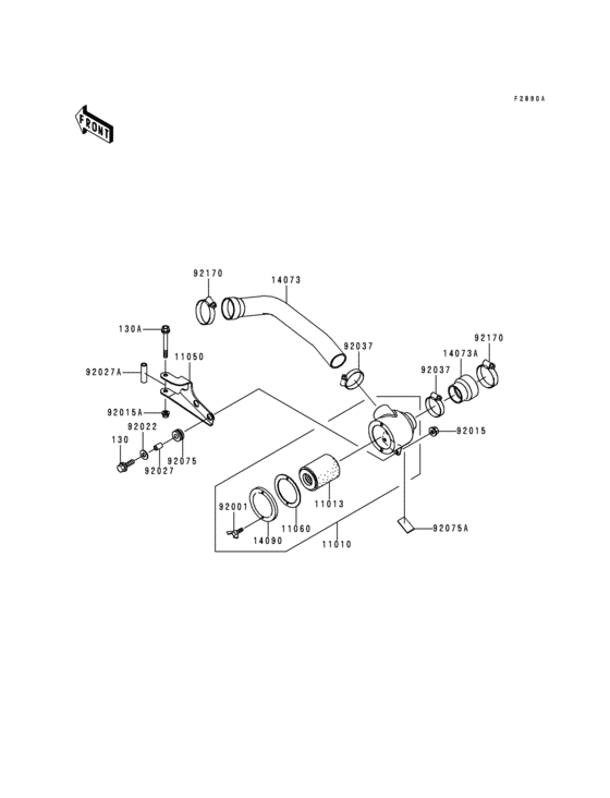 Optional parts(air cleaner-bel con)