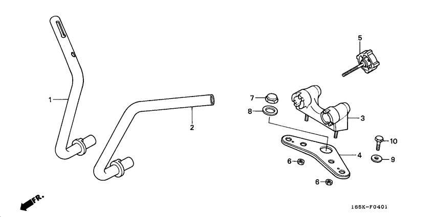 Handle pipe/top bridge