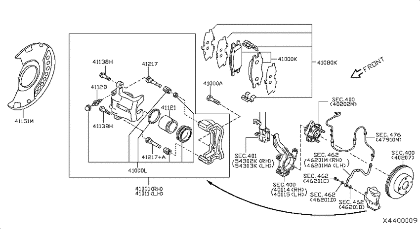 Front brake