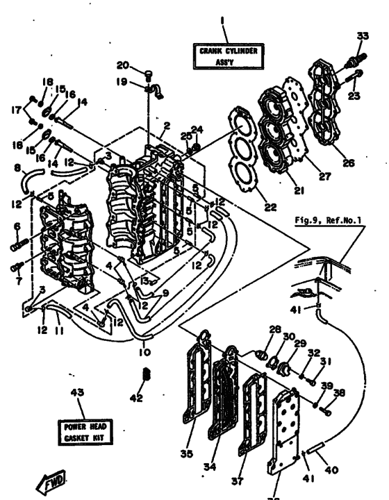Cylinder & crankcase